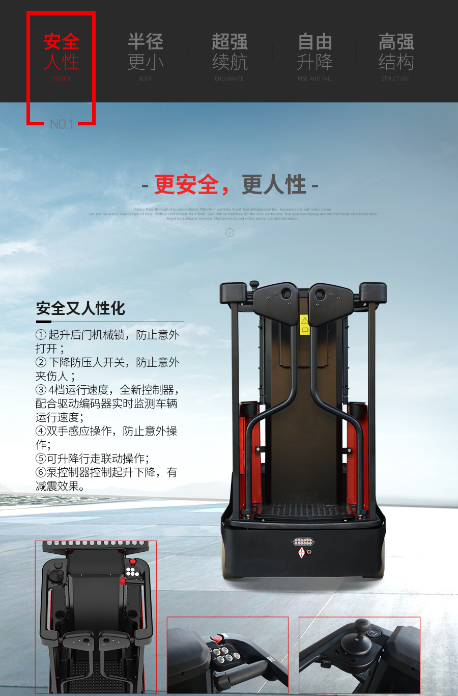 高空取料机,电动拣选车