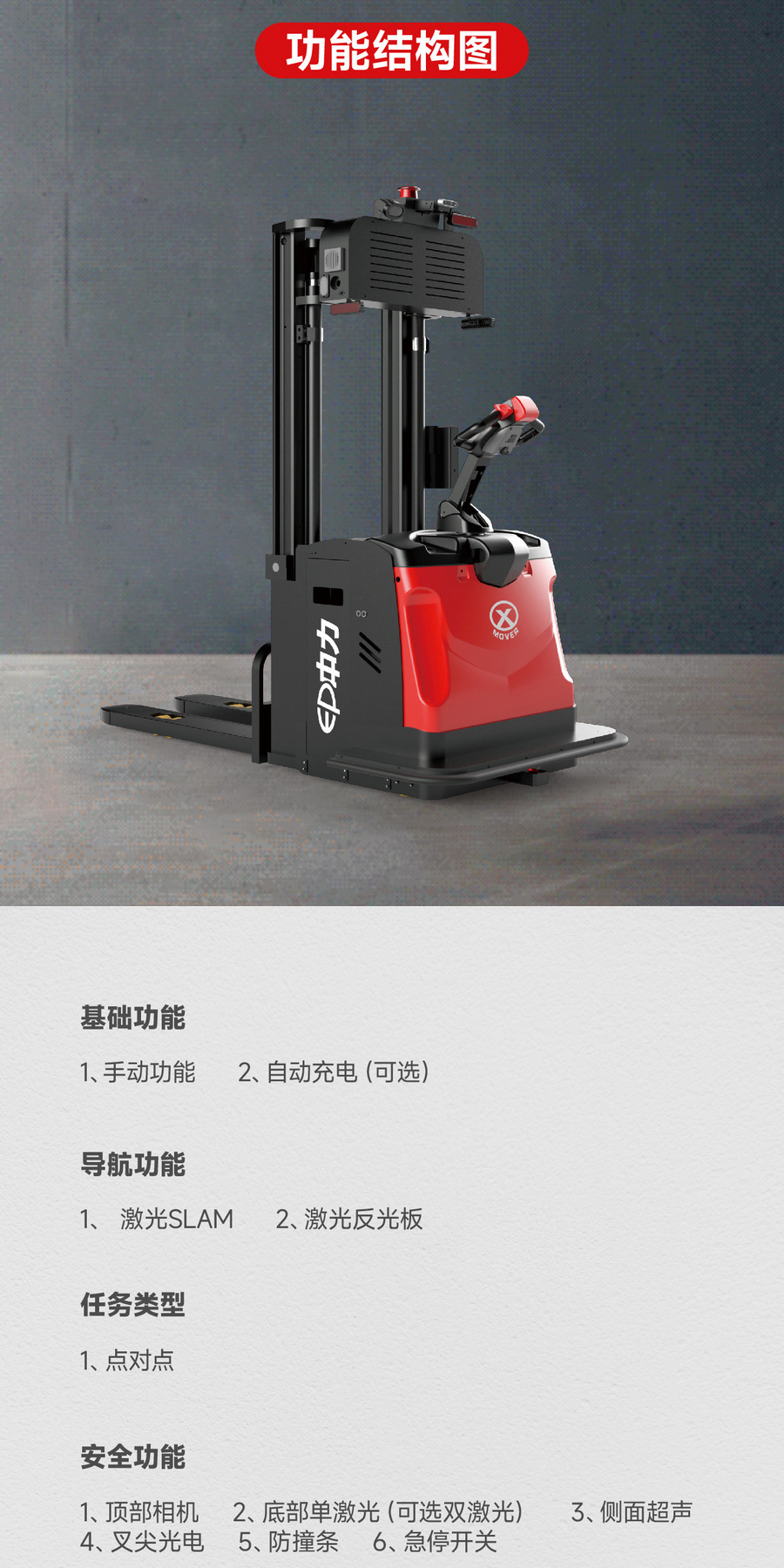 无人叉车,智能叉车,AGV叉车,搬运机器人,无人驾驶叉车